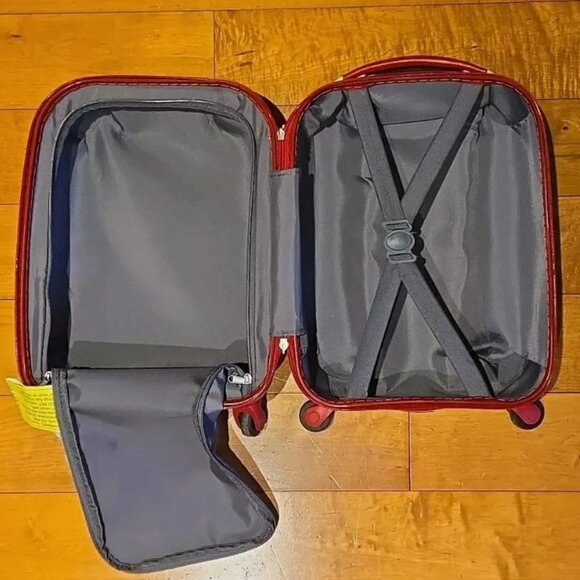 POTTERY BARN MACKENZIE PIXAR CARS SPINNER LUGGAGE SET (SMALL & LARGE) HARD SIDED - Picture 7 of 9